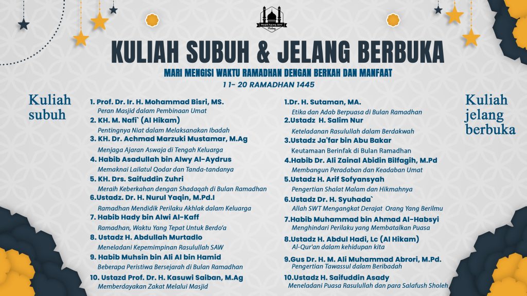 2KULIAH SUBUH DAN BERBUKA